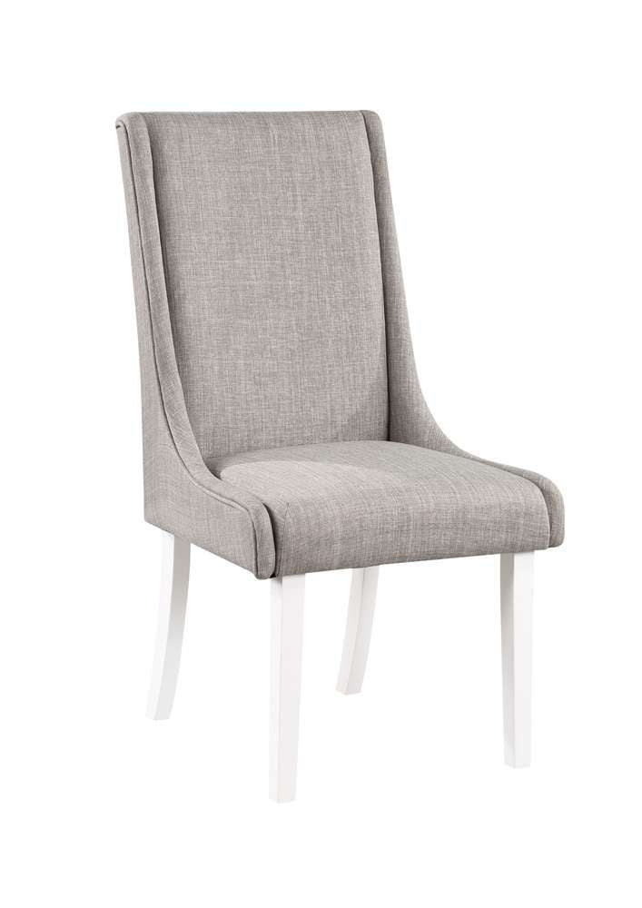ACME Furniture - Hollyn Side Chair (Set of 2) - Gray Linen & White - DN02161 view 1