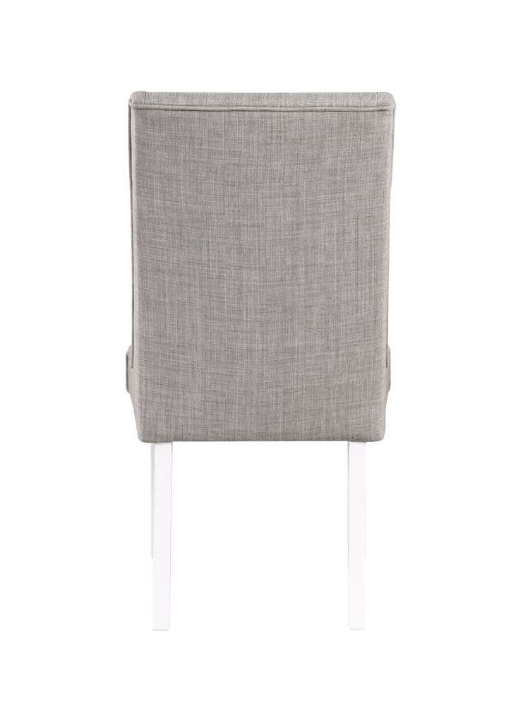 ACME Furniture - Hollyn Side Chair (Set of 2) - Gray Linen & White - DN02161 view 4