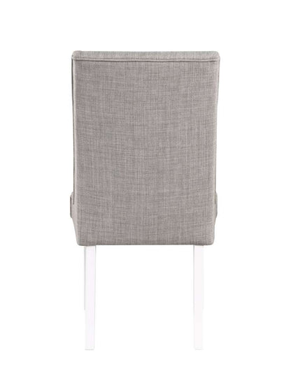 ACME Furniture - Hollyn Side Chair (Set of 2) - Gray Linen & White - DN02161 view 4
