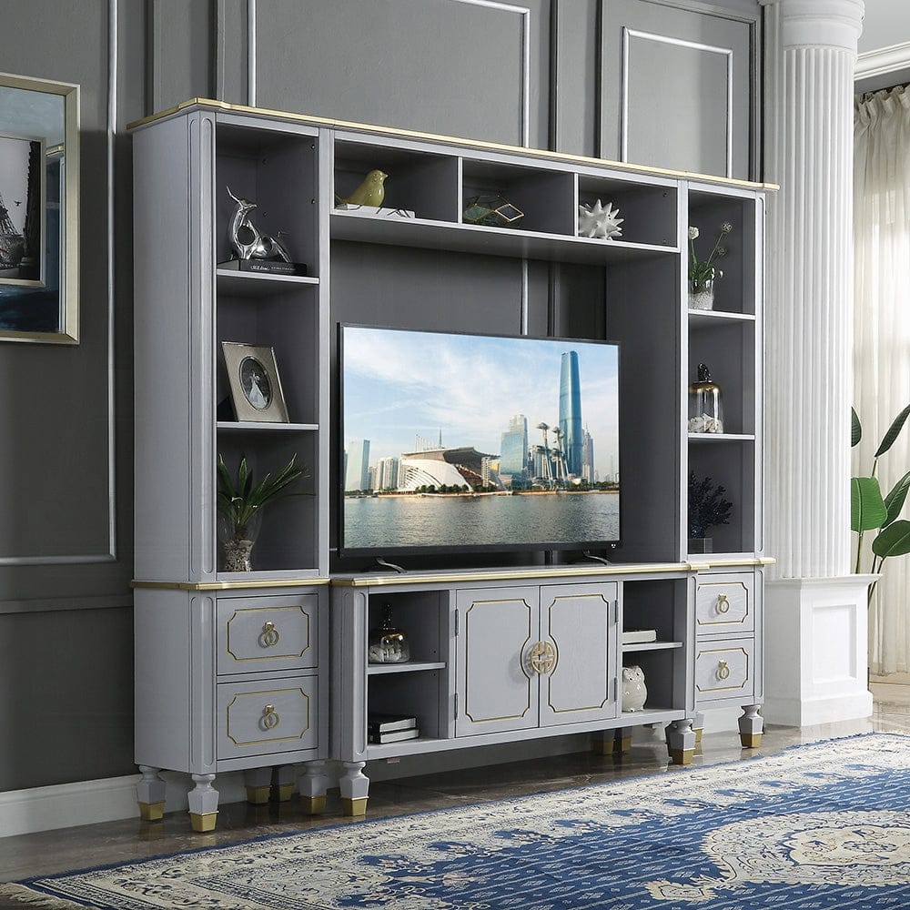 ACME Furniture - House Marchese Entertainment Center - Pearl Gray Finish - 91990 view 10