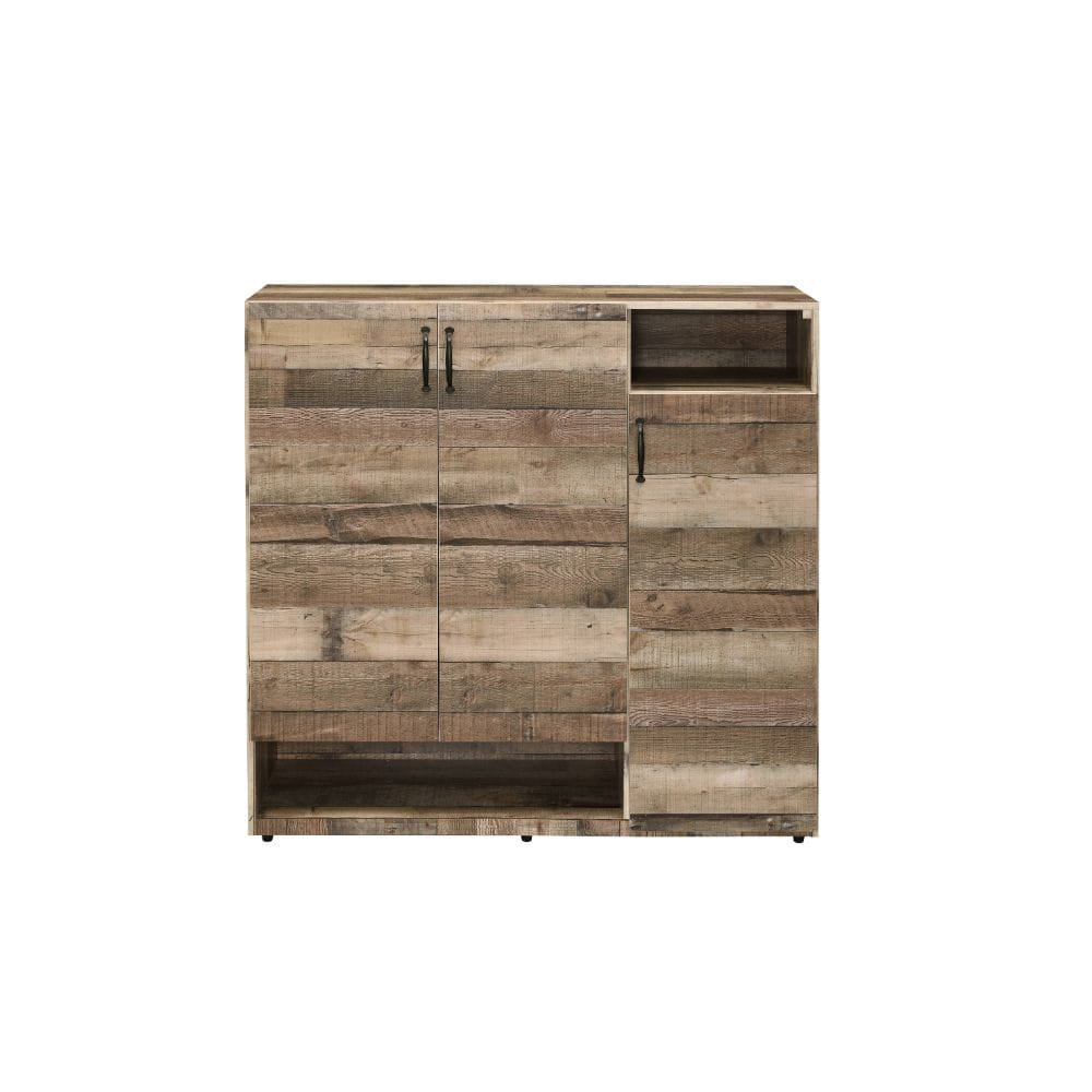 ACME Furniture - Howia - Shoe Cabinet - Rustic Gray Oak - 97781 view 2