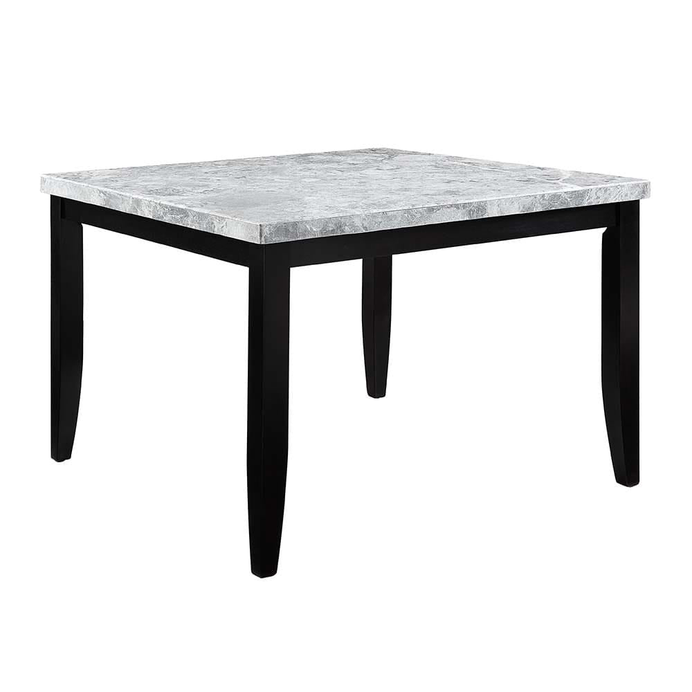 ACME Furniture - Hussein - Counter Height Table - Natural Marble & Black  - DN01444A view 1
