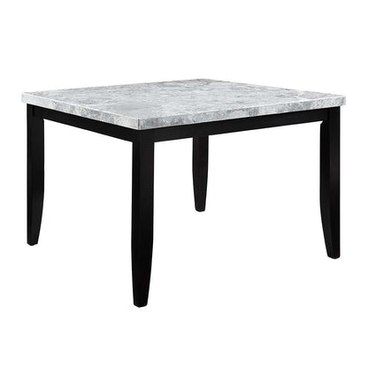ACME Furniture - Hussein - Counter Height Table - Natural Marble & Black  - DN01444A view 1