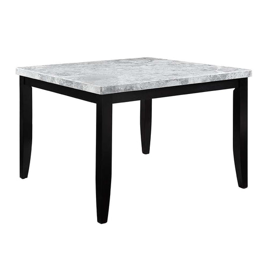 ACME Furniture - Hussein - Counter Height Table - Natural Marble & Black  - DN01444A view 1