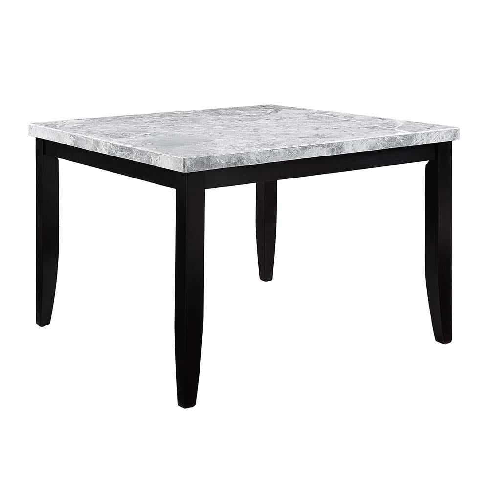 ACME Furniture - Hussein - Counter Height Table - Natural Marble & Black  - DN01444A view 2