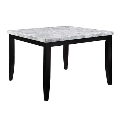 ACME Furniture - Hussein - Counter Height Table - Natural Marble & Black  - DN01444A view 2