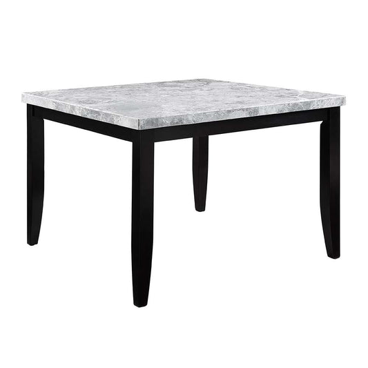 ACME Furniture - Hussein - Counter Height Table - Natural Marble & Black  - DN01444A view 2