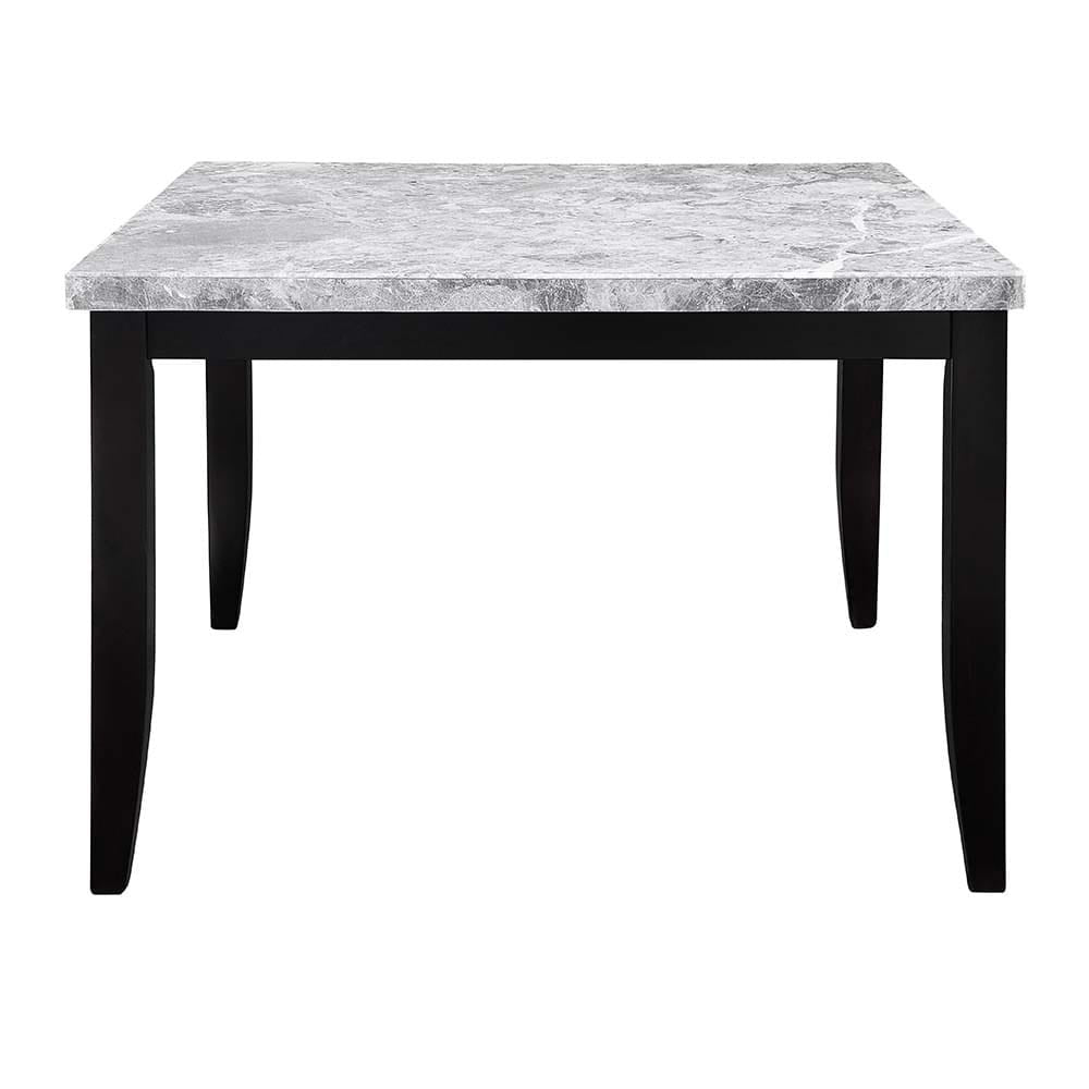 ACME Furniture - Hussein - Counter Height Table - Natural Marble & Black  - DN01444A view 3