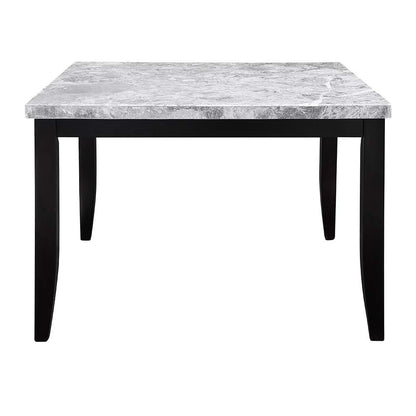 ACME Furniture - Hussein - Counter Height Table - Natural Marble & Black  - DN01444A view 3