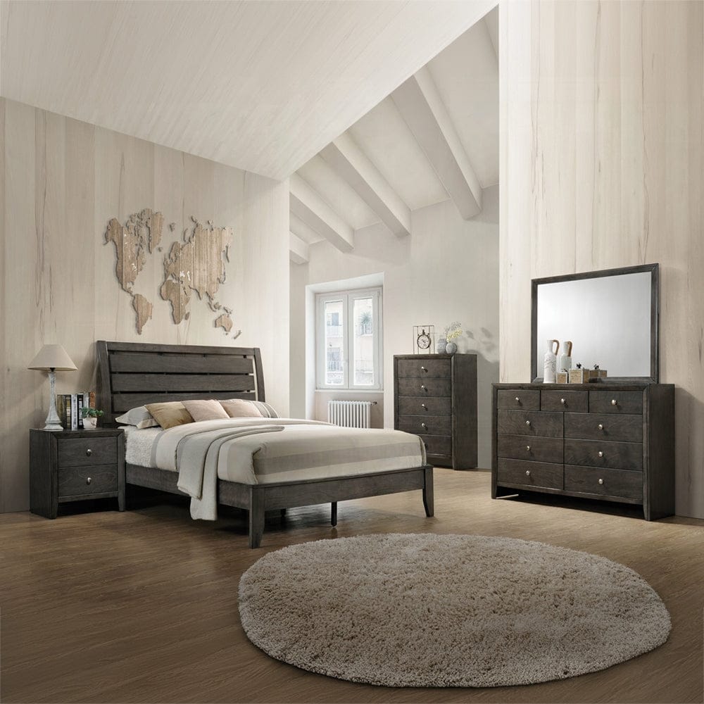 ACME Furniture - Ilana Mirror - Gray Finish - 28474 view 4