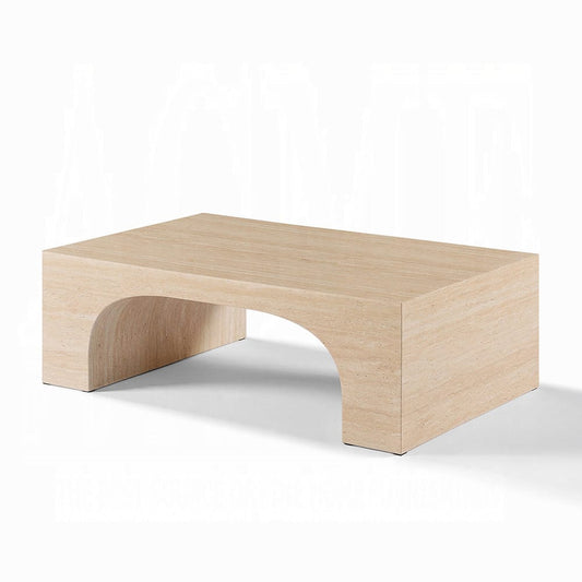 ACME Furniture - Inca - Coffee Table - Travertine Stone  - LV04735 view 1
