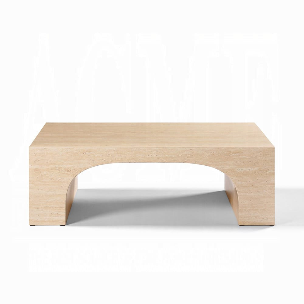 ACME Furniture - Inca - Coffee Table - Travertine Stone  - LV04735 view 2