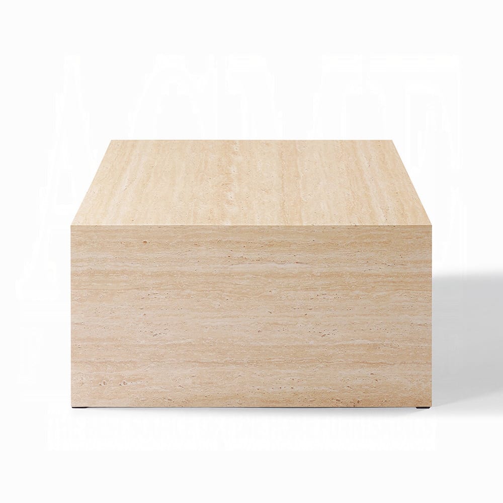 ACME Furniture - Inca - Coffee Table - Travertine Stone  - LV04735 view 3