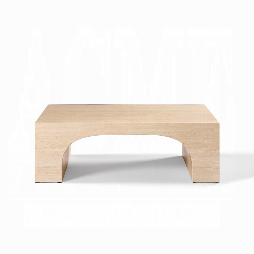 ACME Furniture - Inca - Coffee Table - Travertine Stone  - LV04735 view 4
