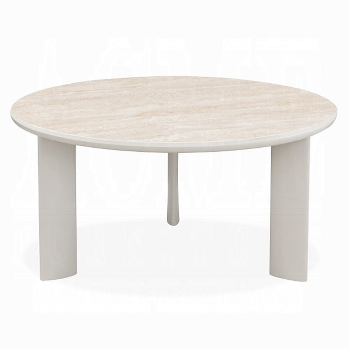 ACME Furniture - Ingram Coffee Table - Ceramic Top & Light Gray Finish - LV03115 veiw 2
