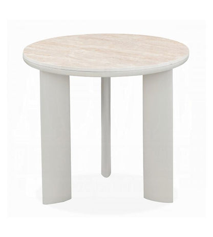 ACME Furniture - Ingram End Table - Ceramic Top & Light Gray Finish - LV03116 view 1