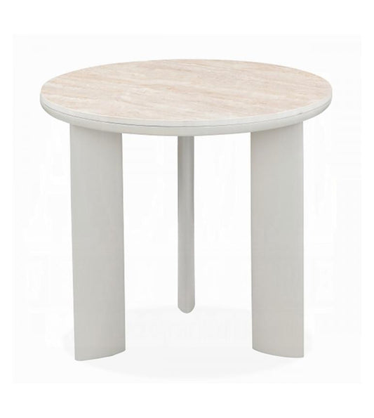ACME Furniture - Ingram End Table - Ceramic Top & Light Gray Finish - LV03116 view 1