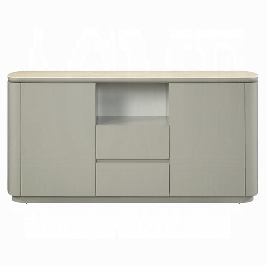 ACME Furniture - Ingram Server - Ceramic Top & Light Gray Finish - DN03108 veiw 1