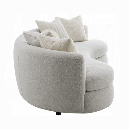 ACME Furniture - Iniko Sofa w/6 Pillows - Beige Boucle - LV02542 view 3