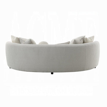 ACME Furniture - Iniko Sofa w/6 Pillows - Beige Boucle - LV02542 view 4