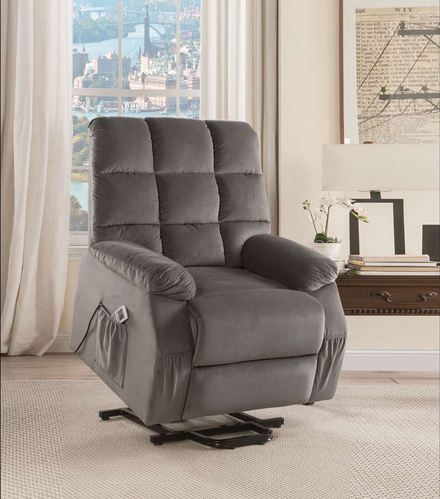 ACME Furniture - Ipompea Recliner w/Power Lift & Massage - 59263 view 2