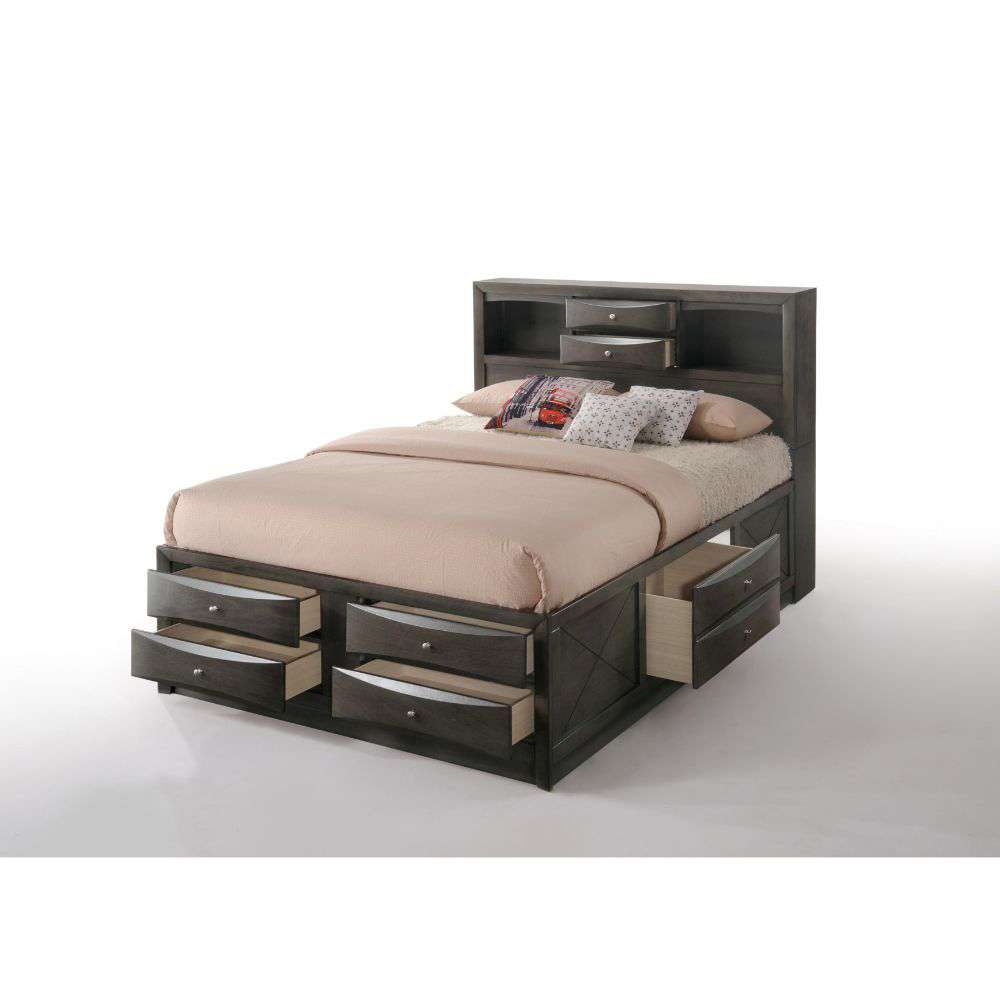 ACME Furniture - Ireland Eastern King Bed w/Storage - 22696EK veiw 4