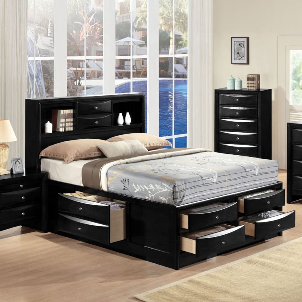 ACME Furniture - Ireland Queen Bed w/Storage - 21610Q view 5