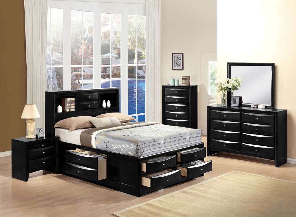 ACME Furniture - Ireland Queen Bed w/Storage - 21610Q view 6