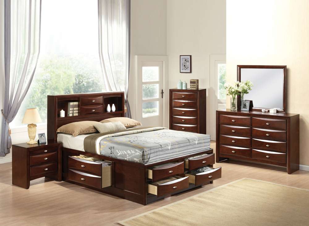 ACME Furniture - Ireland Queen Bed w/Storage - 21600Q view 4