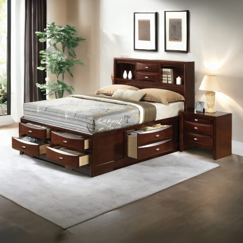 ACME Furniture - Ireland Queen Bed w/Storage - 21600Q view 6