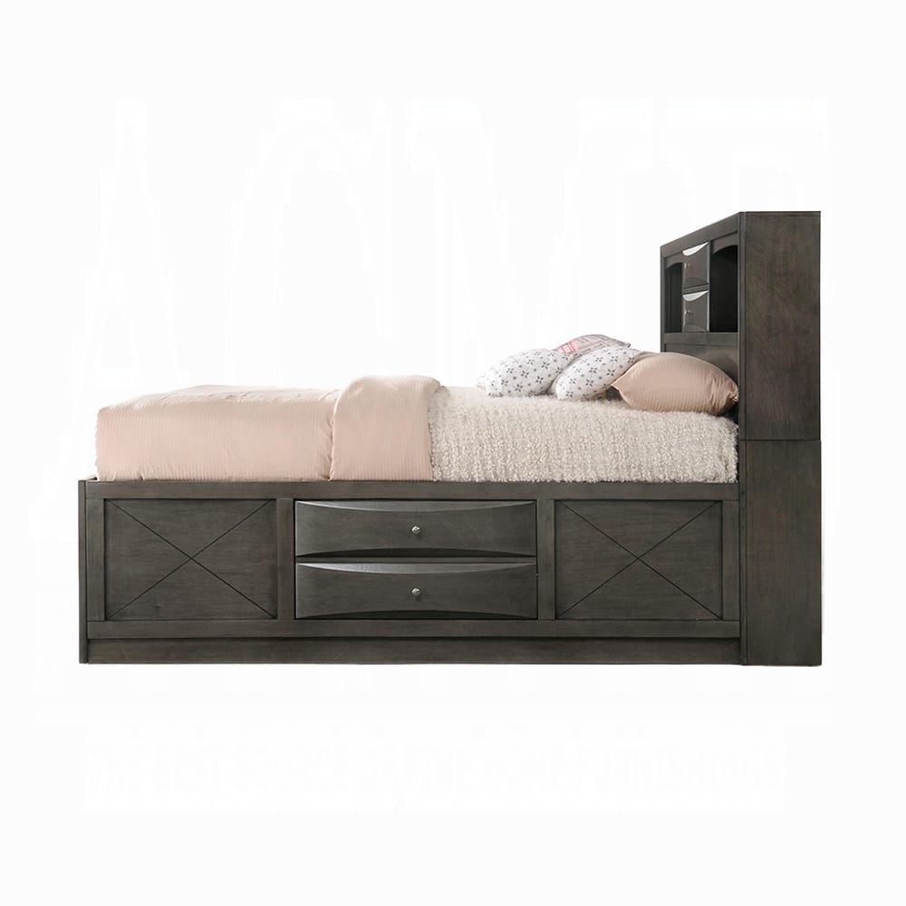 ACME Furniture - Ireland Queen Bed w/Storage - 22700Q view 3