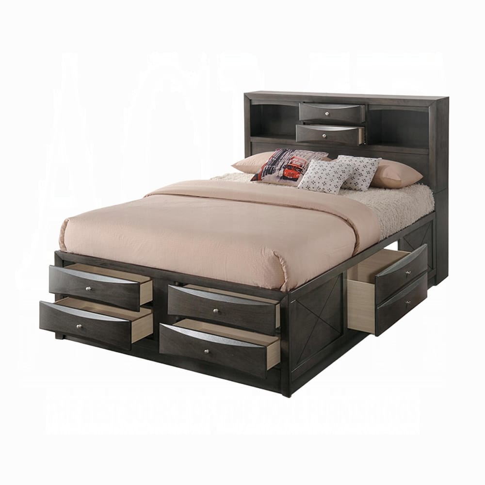 ACME Furniture - Ireland Queen Bed w/Storage - 22700Q view 4