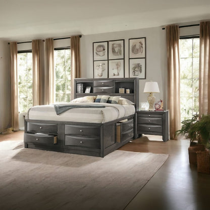 ACME Furniture - Ireland Queen Bed w/Storage - 22700Q view 6