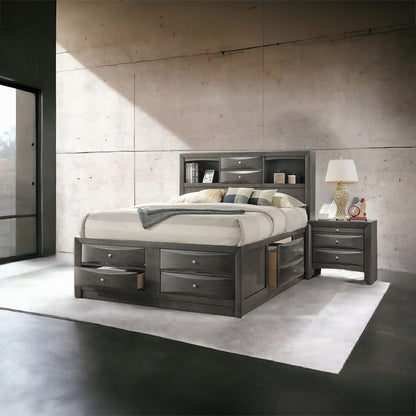 ACME Furniture - Ireland Queen Bed w/Storage - 22700Q view 9