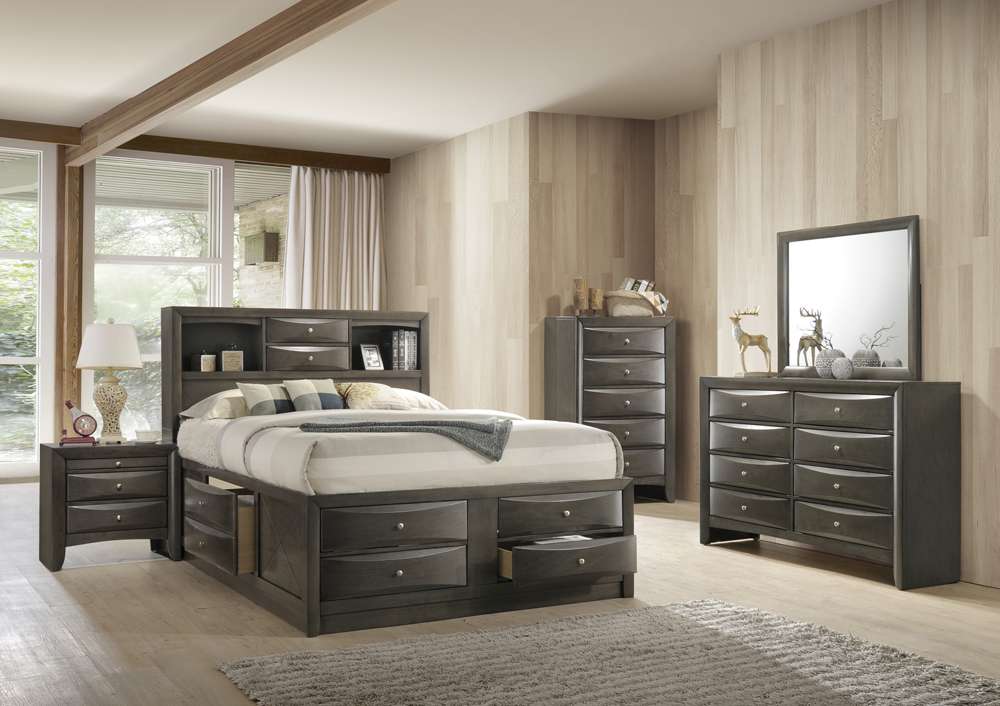 ACME Furniture - Ireland Queen Bed w/Storage - 22700Q view 10