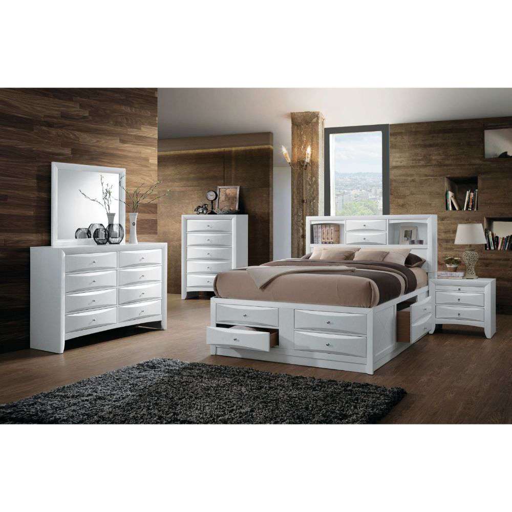 ACME Furniture - Ireland Queen Bed w/Storage - 21700Q view 5