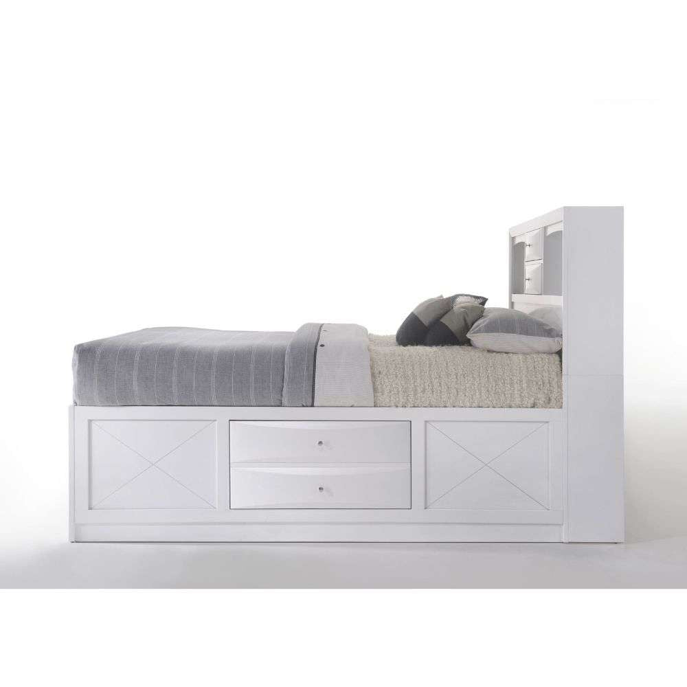 ACME Furniture - Ireland Queen Bed w/Storage - 21700Q veiw 5