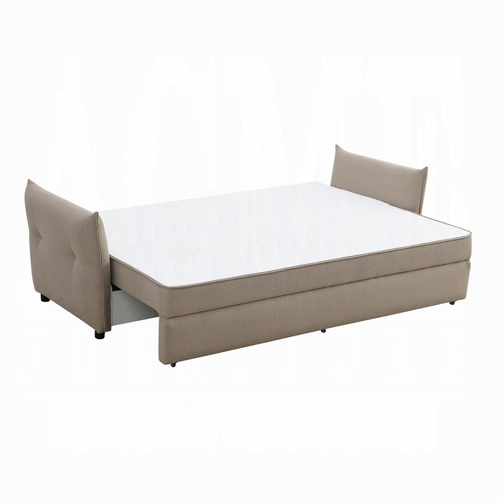 ACME Furniture - Irina Sofa w/Sleeper - Beige Fabric - LV03110 view 5