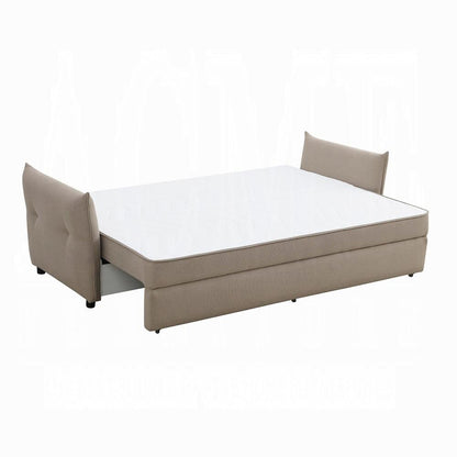 ACME Furniture - Irina Sofa w/Sleeper - Beige Fabric - LV03110 view 5