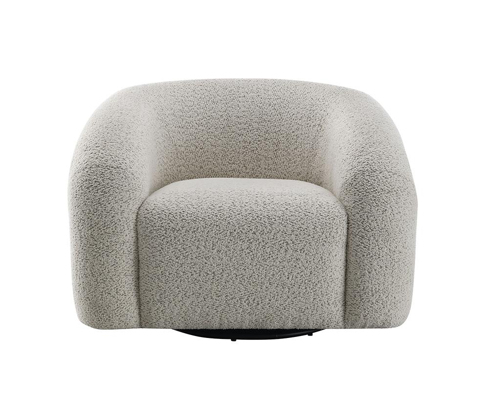 ACME Furniture - Irma Chair w/Swivel - Gray Boucle - LV02569 veiw 3