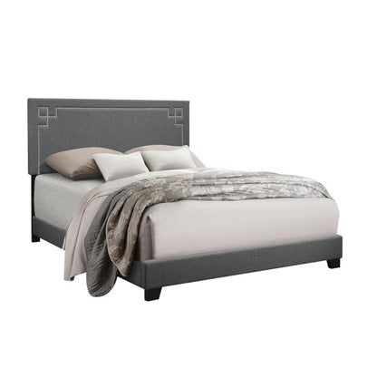 ACME Furniture - Ishiko II - Eastern King Bed - Gray Linen - 20907EK view 1