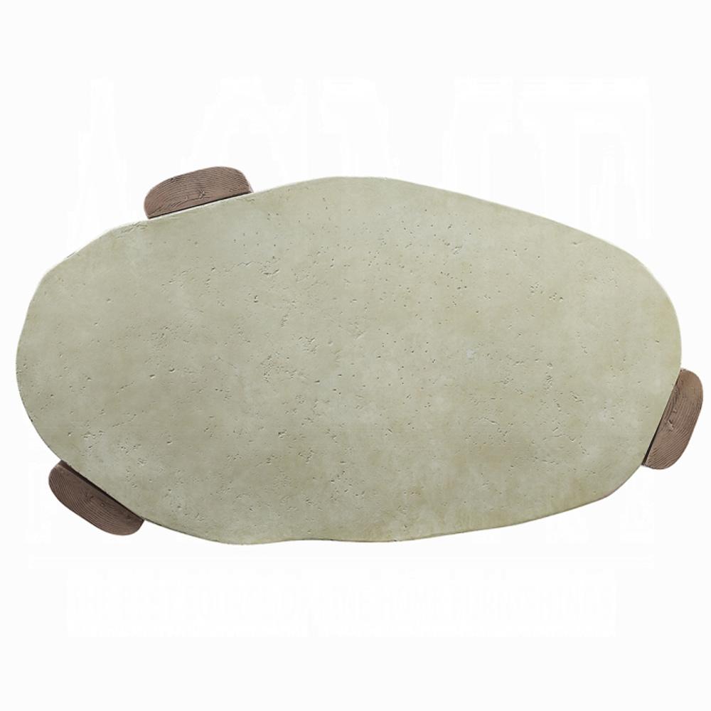 ACME Furniture - Jacinda Coffee Table - Weathered Gray & Oak - LV01929 veiw 3