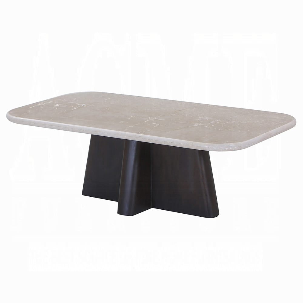 ACME Furniture - Jacory - Coffee Table w/Bottocino Marble Top - Bottocino Marble Top &  Espresso - LV04765 view 2