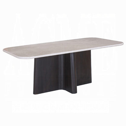 ACME Furniture - Jacory - Dining Table w/Bottocino Marble Top - Bottocino Marble Top &  Espresso - DN04775 view 1