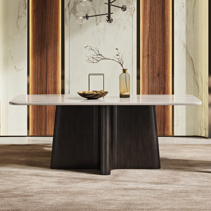 ACME Furniture - Jacory - Dining Table w/Bottocino Marble Top - Bottocino Marble Top &  Espresso - DN04775 view 5