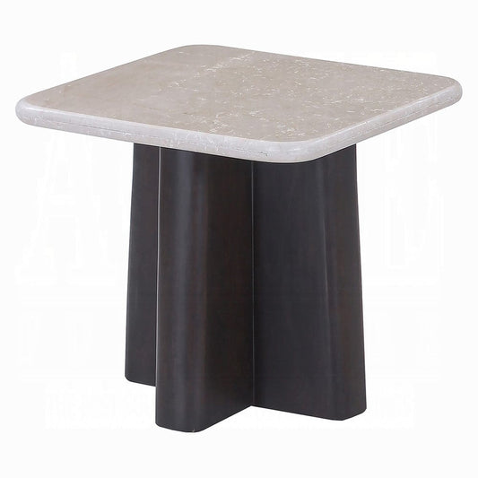 ACME Furniture - Jacory - End Table w/Bottocino Marble Top - Bottocino Marble Top &  Espresso - LV04766 view 1