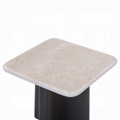 ACME Furniture - Jacory - End Table w/Bottocino Marble Top - Bottocino Marble Top &  Espresso - LV04766 view 3
