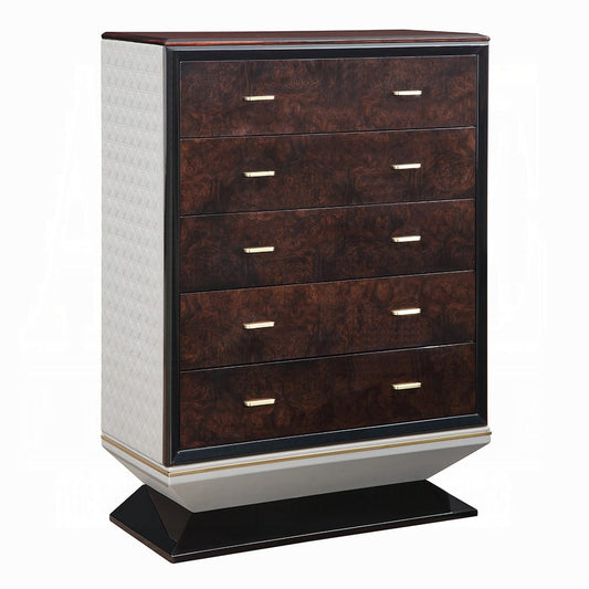 ACME Furniture - Jamonica - Chest - Glossy Wood Grain Top & Gold  - BD20026 view 1