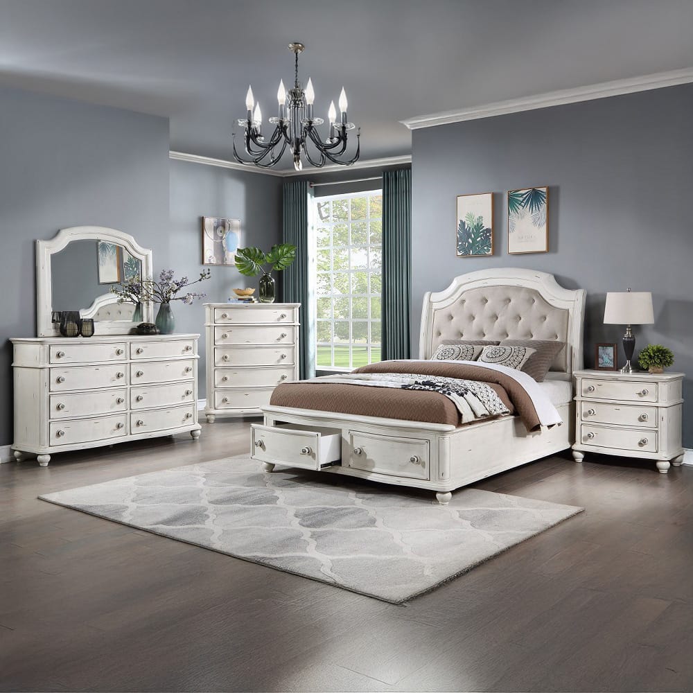 ACME Furniture - Jaqueline - Chest - Antique White Finish - BD01437 view 5
