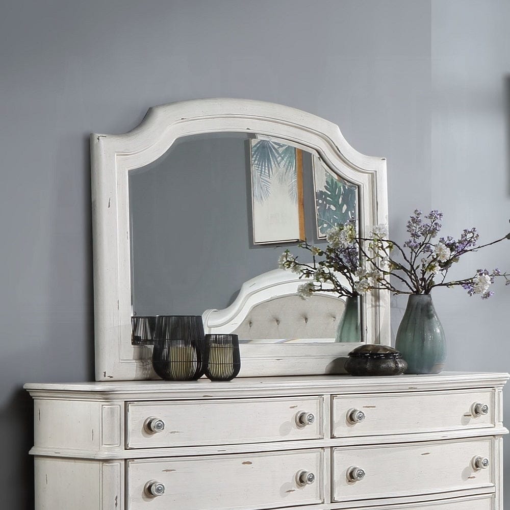 ACME Furniture - Jaqueline Mirror - Antique White - BD01435 view 2